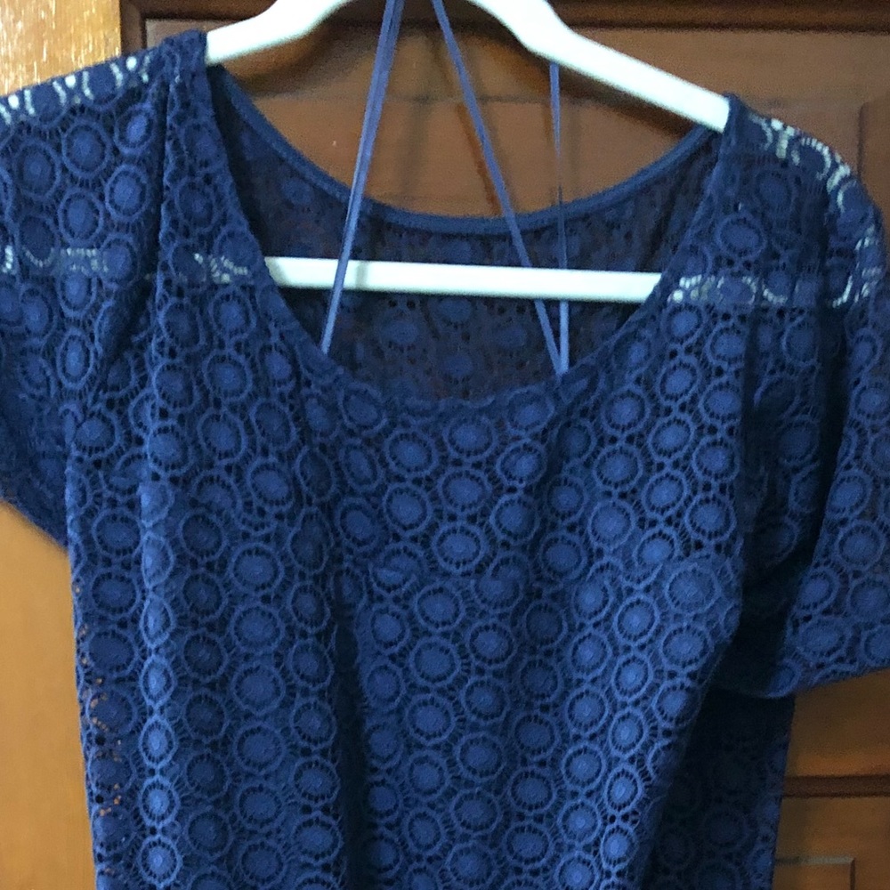 Navy blue dress